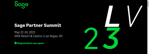 Sage Partner Summit 2023