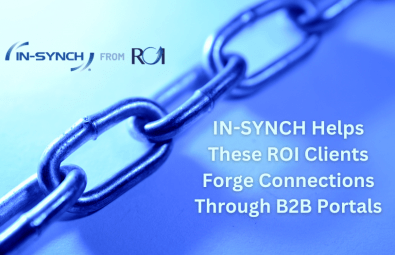 chain with ROI logo and title: IN-SYNCH Helps These ROI Clients Forge Connections Through B2B Portals