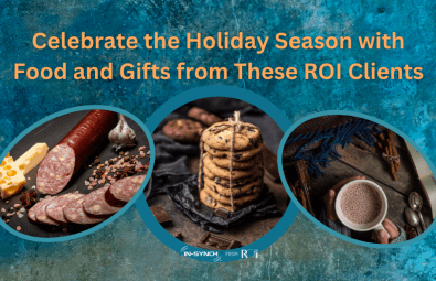 Celebrate the Holiday Season with Food and Gifts from These ROI Clients, pictures of sausage, cookies, and coffee